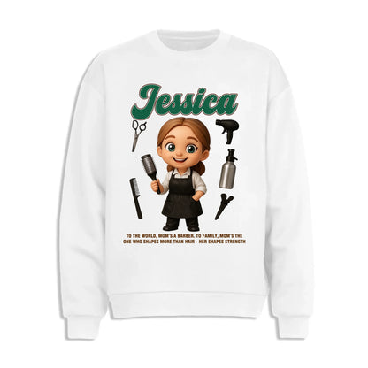 Custom Chibi Mom Shirt, Personalized Mother's Day Gift, Mom's A Baber Mom Unique Gift for Her, Custom Name - Custom Choo