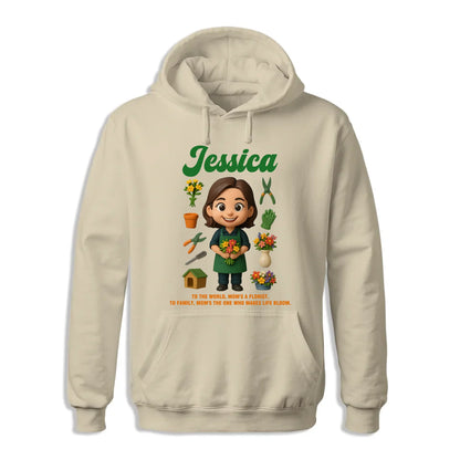 Custom Chibi Mom Shirt, Personalized Mother's Day Gift, Mom's A Florist Mom Unique Gift for Her, Custom Name - Custom Choo