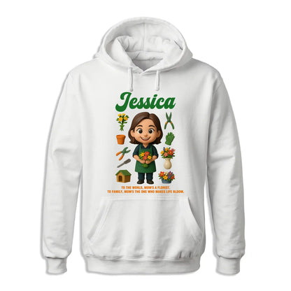 Custom Chibi Mom Shirt, Personalized Mother's Day Gift, Mom's A Florist Mom Unique Gift for Her, Custom Name - Custom Choo