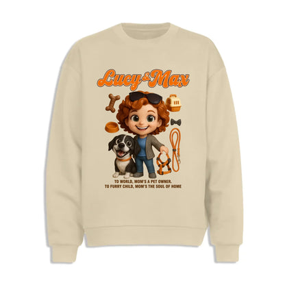 Custom Chibi Mom Shirt, Personalized Mother's Day Gift, Mom's A Dog Mom Unique Gift for Her,Custom Name - Custom Choo