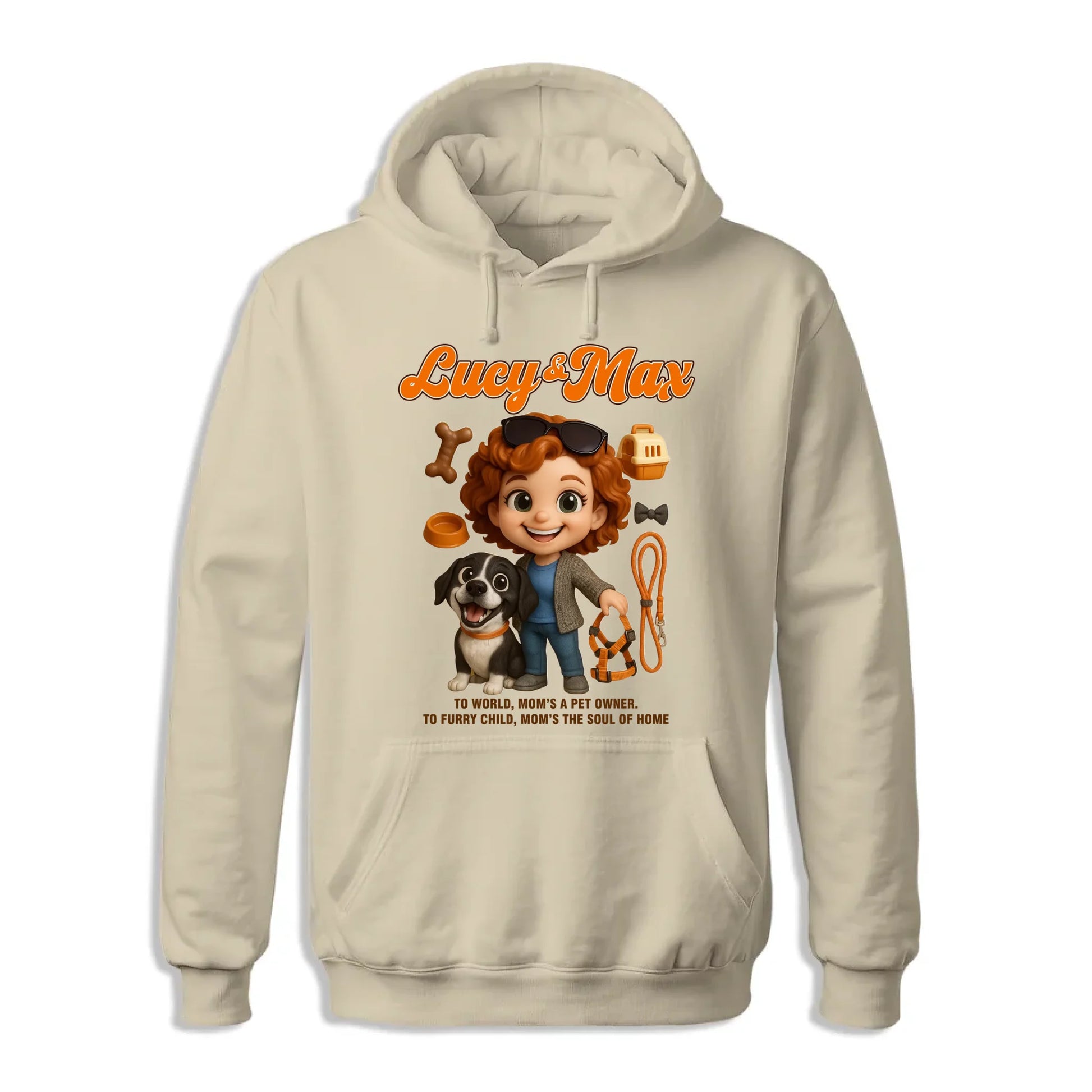 Custom Chibi Mom Shirt, Personalized Mother's Day Gift, Mom's A Dog Mom Unique Gift for Her,Custom Name - Custom Choo
