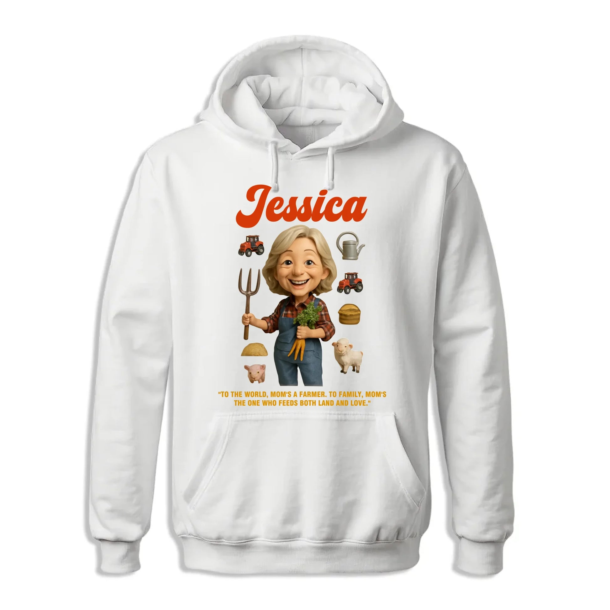 Custom Chibi Mom Shirt, Personalized Mother's Day Gift, Mom's A Farmer Mom Unique Gift for Her, Custom Name - Custom Choo