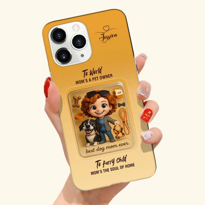 Dog Mom Mother’s Day Gift - Personalized Photo Chibi Phone Case for Mom - Custom Choo