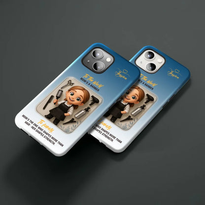 Baber Mom Mother’s Day Gift - Personalized Photo Chibi Phone Case for Mom - Custom Choo
