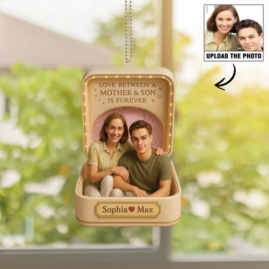 Mother's Day Gift For Mom - Custom Chibi Car Ornament with Name - Custom Choo