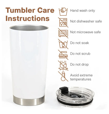Gear up, Game On, My Pride, My Champ - Custom Photo - Name & Jersey Number – Personalized 20oz Tumbler - Custom Choo