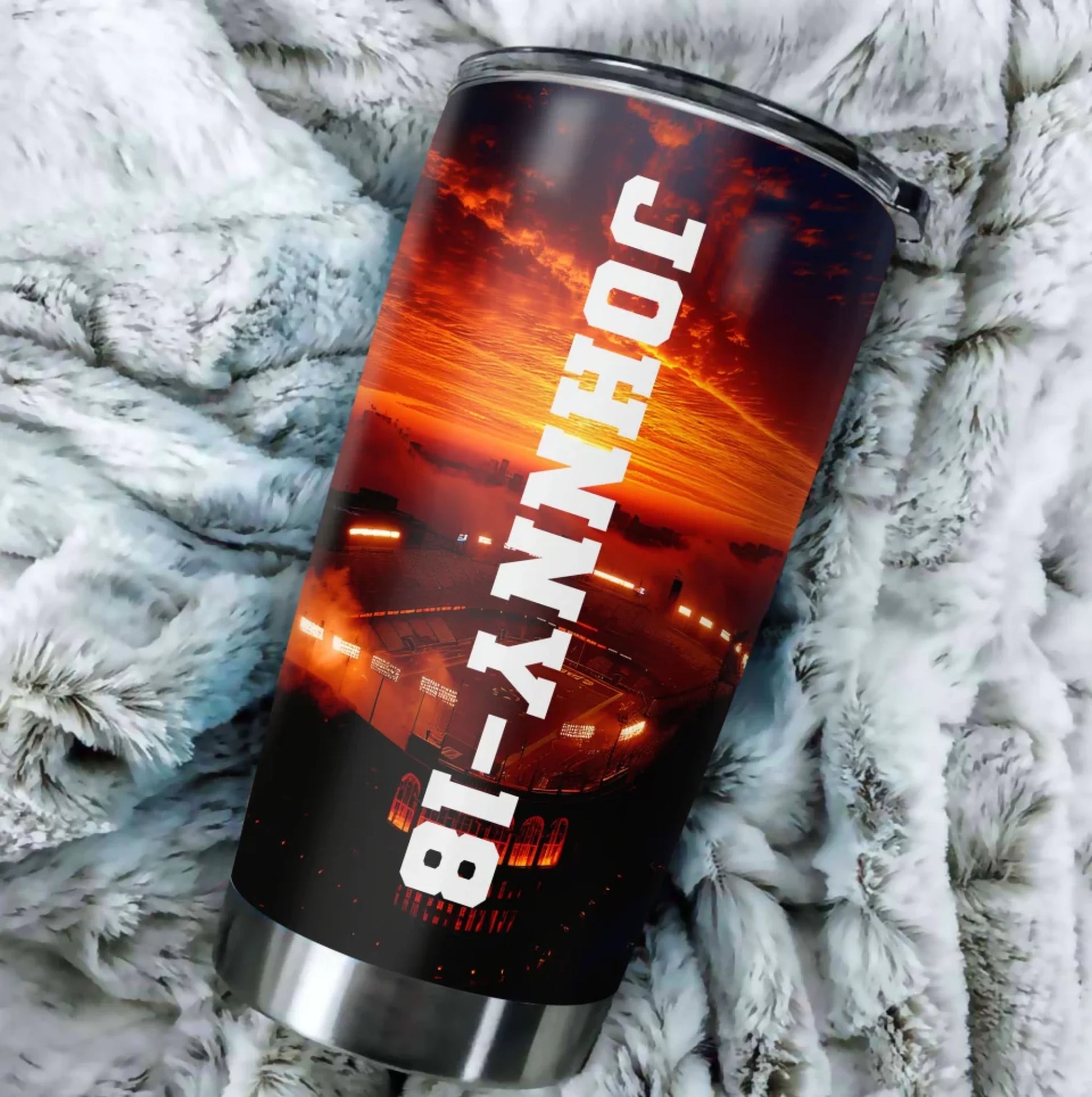 Gear up, Game On, My Pride, My Champ - Custom Photo - Name & Jersey Number – Personalized 20oz Tumbler - Custom Choo