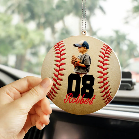 Behind Every Baseball Player, Ornament Gift, Mother's Day Gift, Unique Gift for Her., Custom Choo