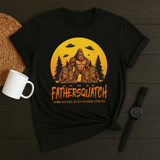 Custom Fathersquatch Tee – Because He’s the Reason You Stand Tall - Custom Choo