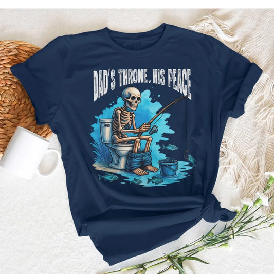Dad’s Throne. His Peace, Father's Day Gift For Dad, Custom Choo
