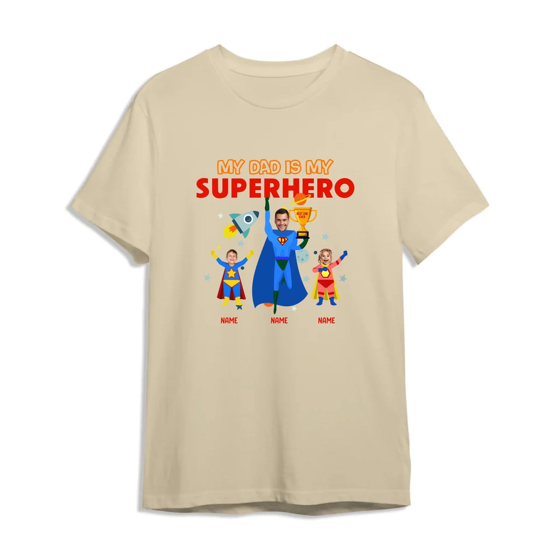 My Dad Is My Hero - Personalized Photo, Custom Choo