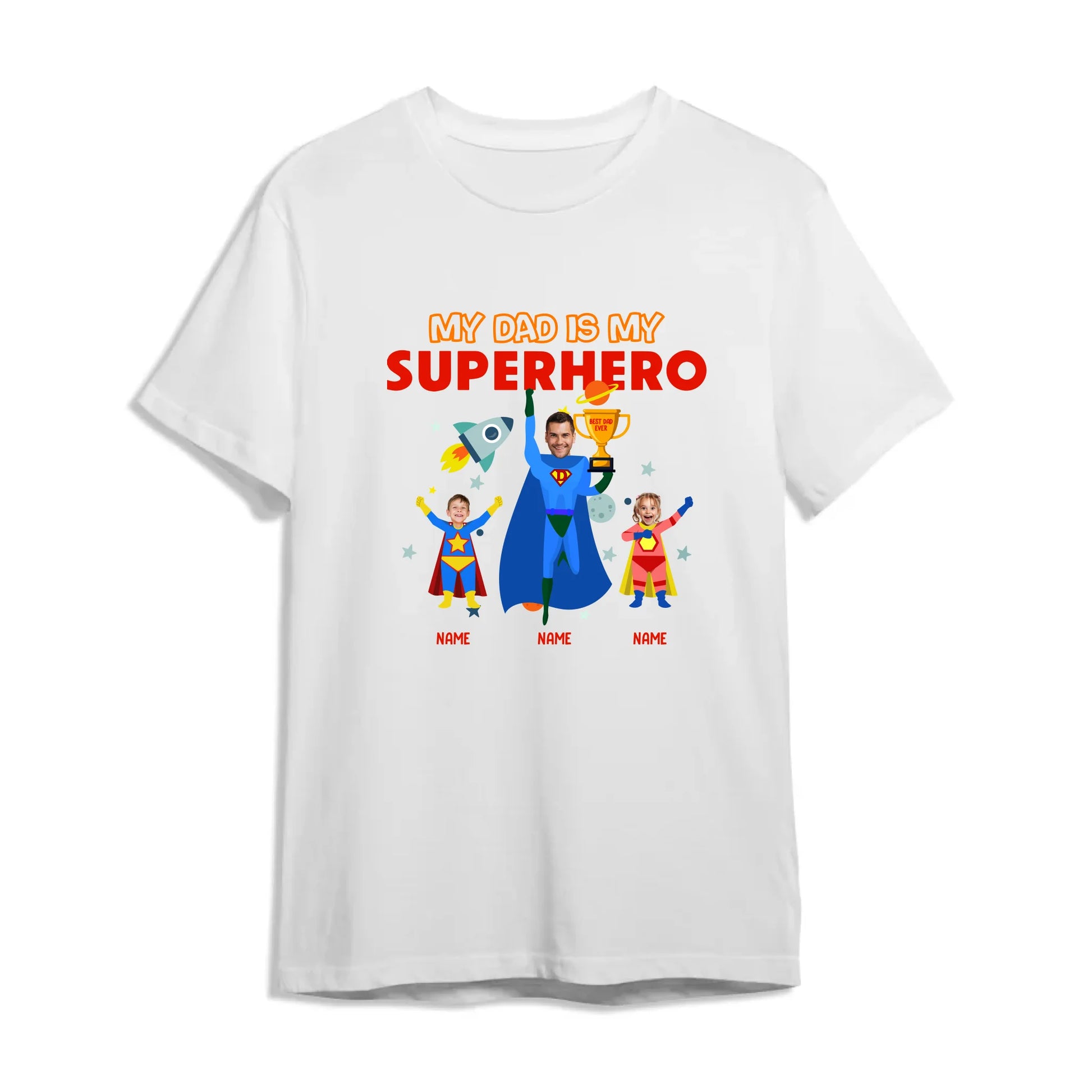 My Dad Is My Hero - Personalized Photo, Custom Choo