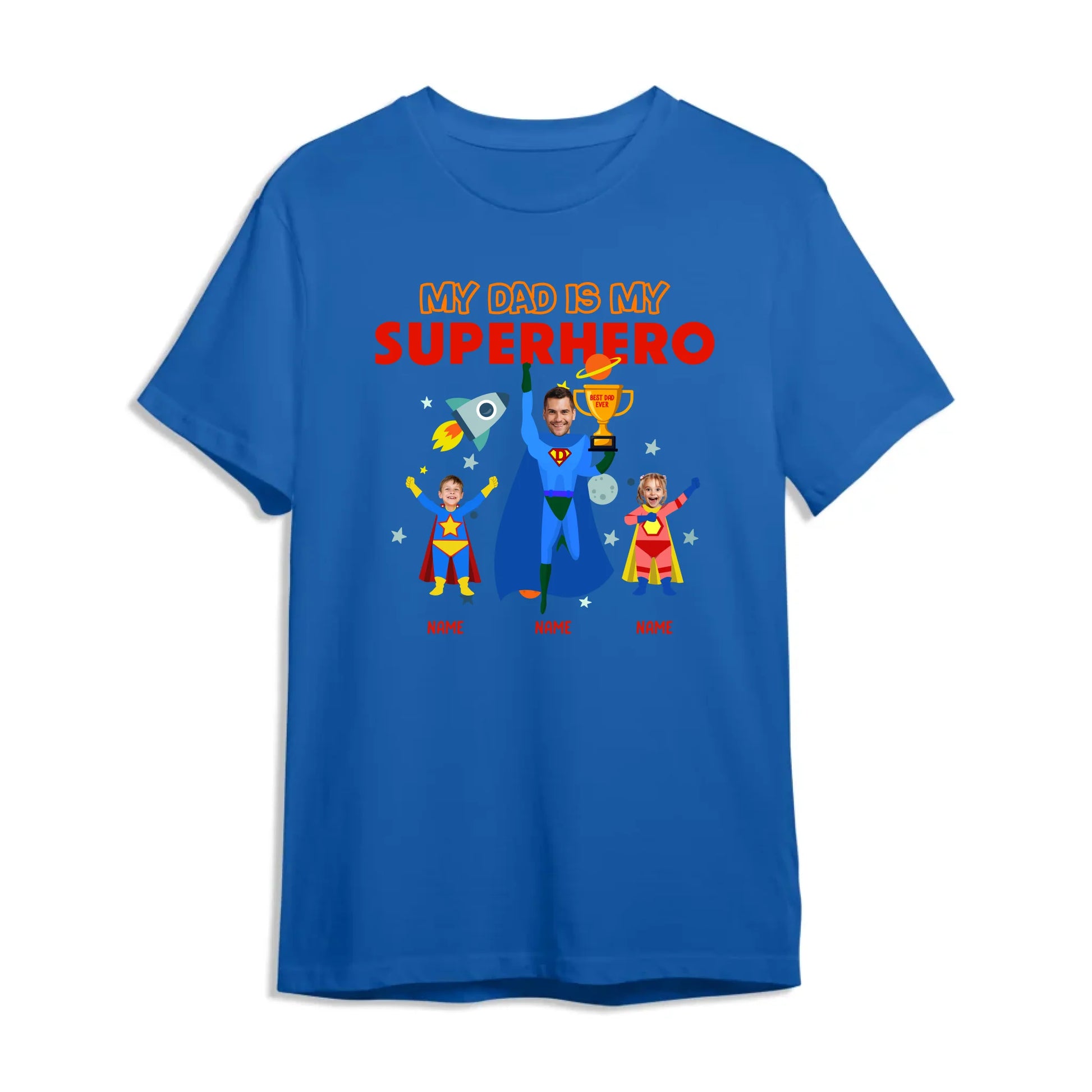 My Dad Is My Hero - Personalized Photo, Custom Choo