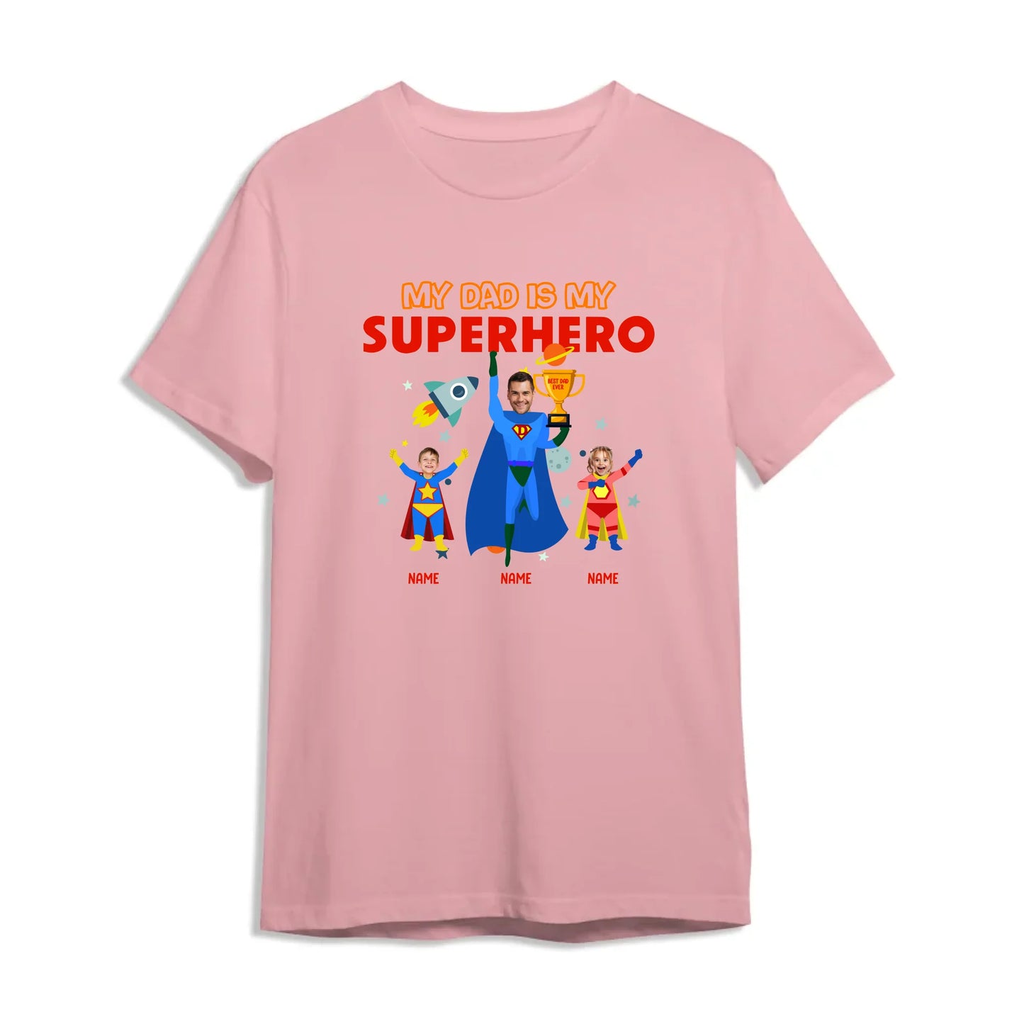 My Dad Is My Hero - Personalized Photo, Custom Choo