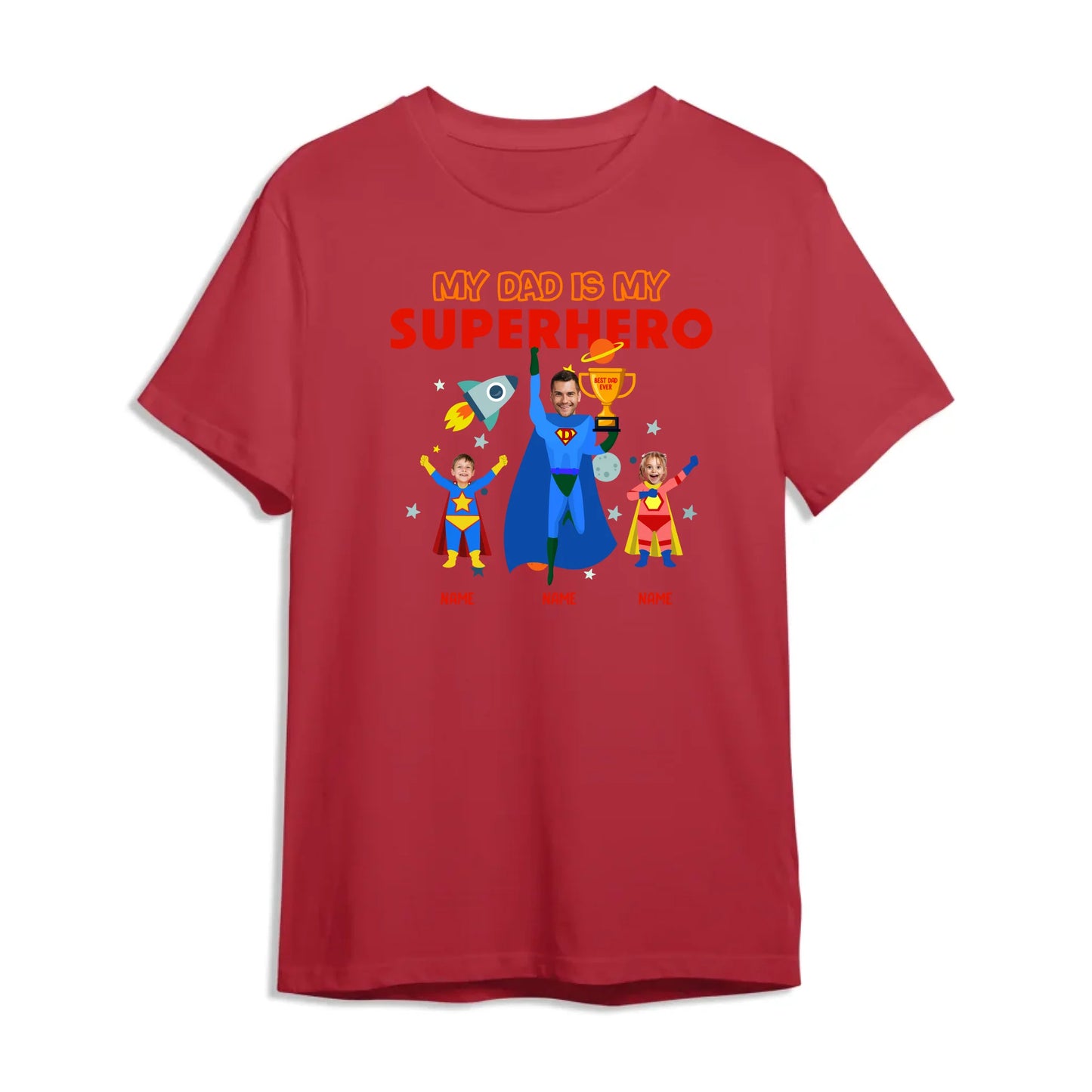 My Dad Is My Hero - Personalized Photo, Custom Choo