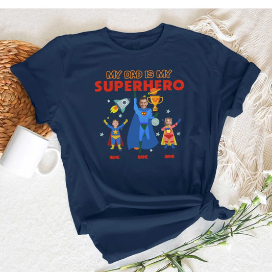 My Dad Is My Hero - Personalized Photo, Custom Choo