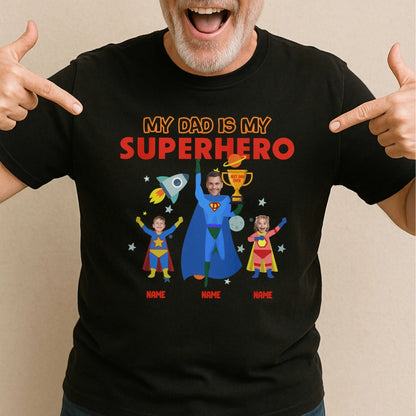 My Dad Is My Hero - Personalized Photo, Custom Choo
