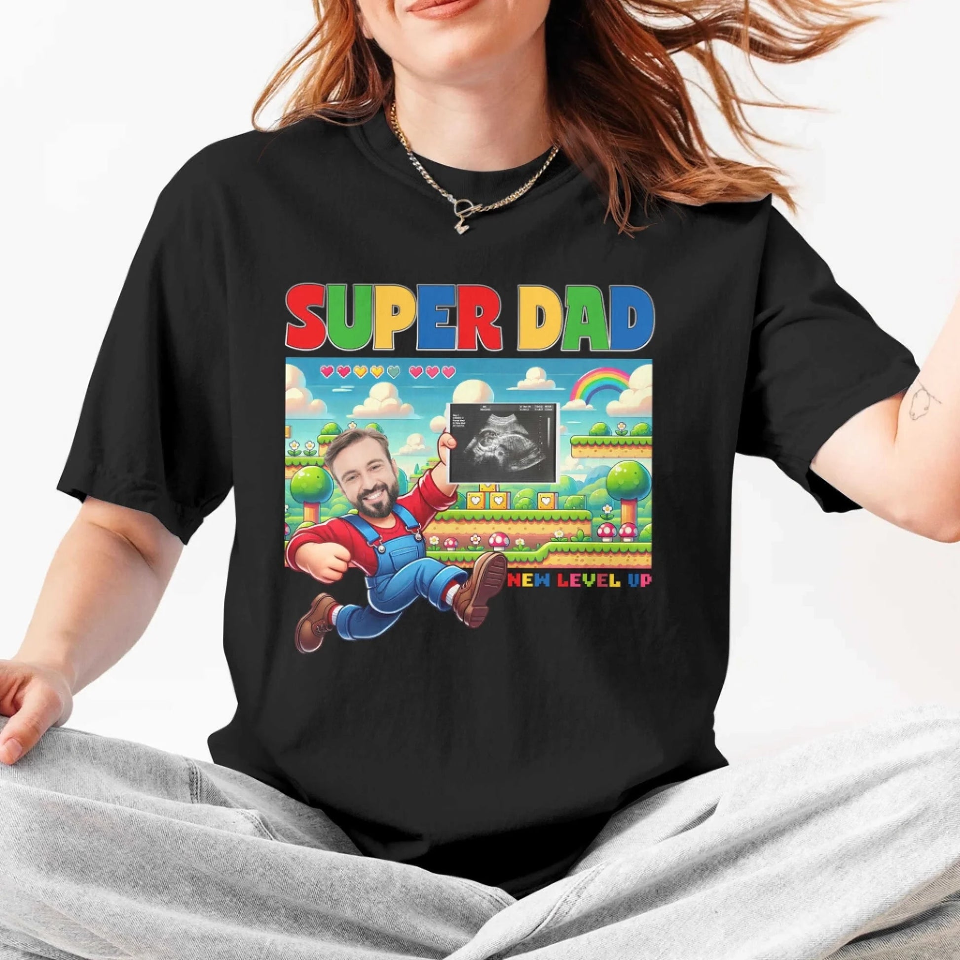 Super Dad - Gifts For New Dad - Personalized Photo, Custom Choo