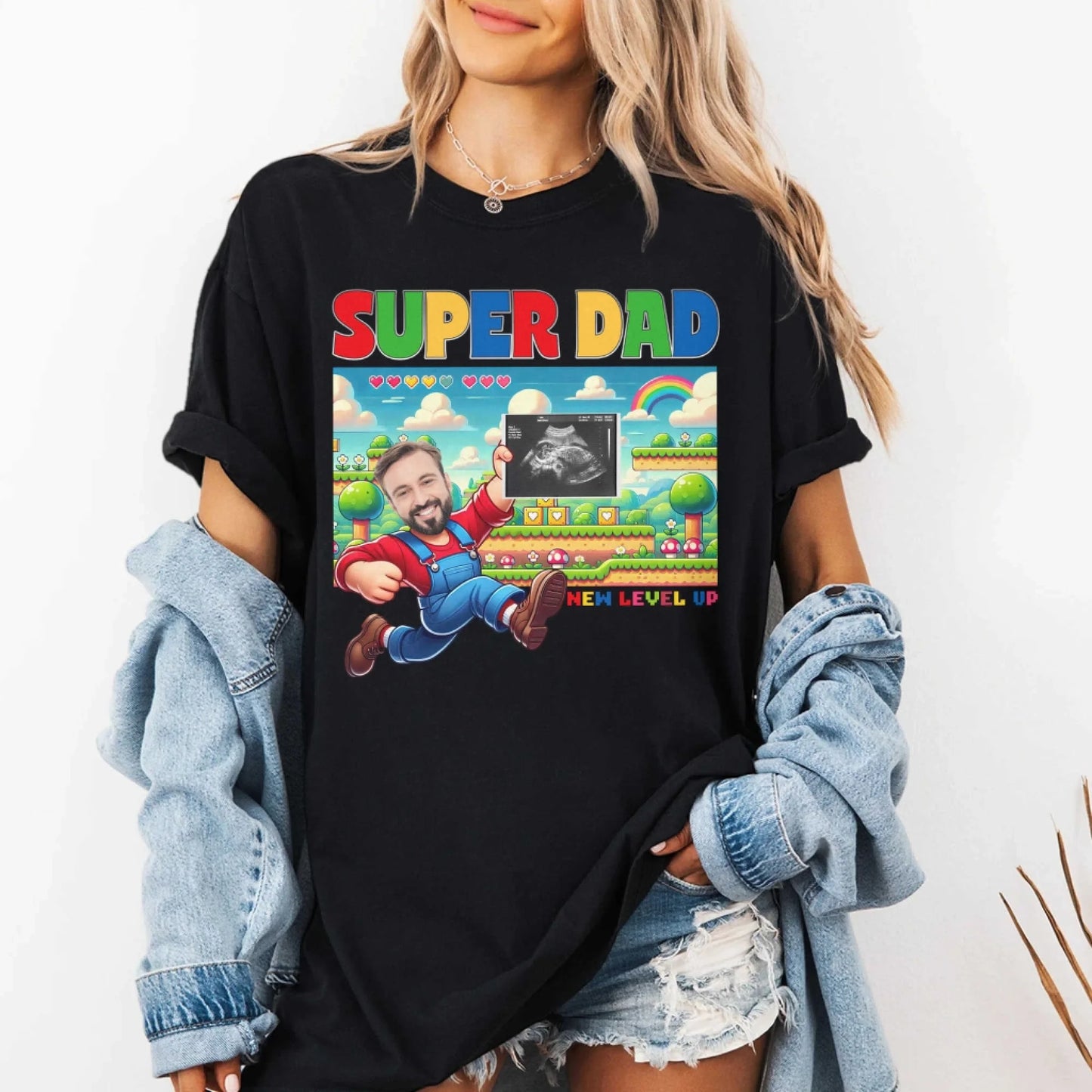 Super Dad - Gifts For New Dad - Personalized Photo, Custom Choo