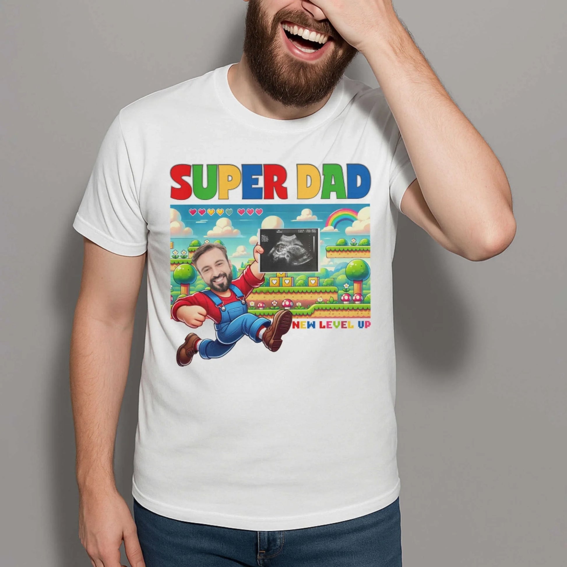 Super Dad - Gifts For New Dad - Personalized Photo, Custom Choo