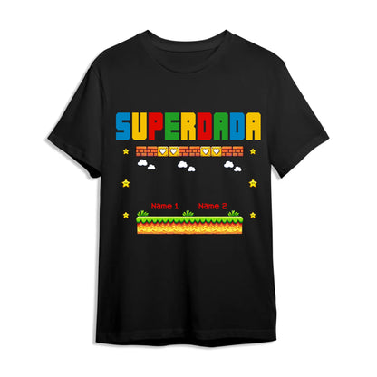 Super Dada - Funny Gifts For Dad - Personalized T-Shirt, Custom Choo