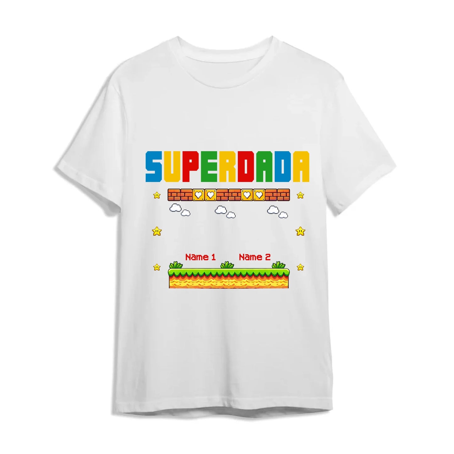 Super Dada - Funny Gifts For Dad - Personalized T-Shirt, Custom Choo