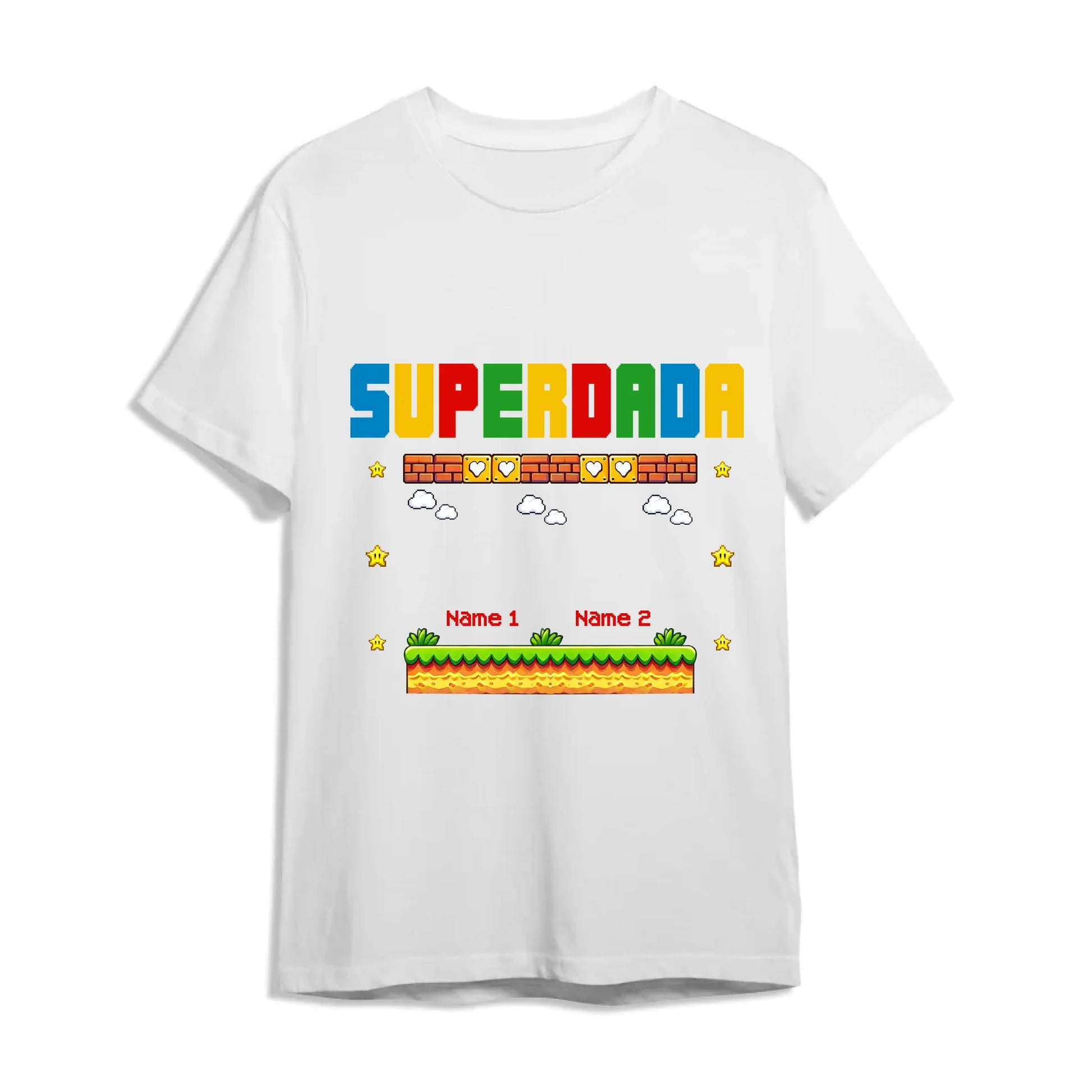 Super Dada - Funny Gifts For Dad - Personalized T-Shirt, Custom Choo