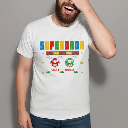 Super Dada - Funny Gifts For Dad - Personalized T-Shirt, Custom Choo