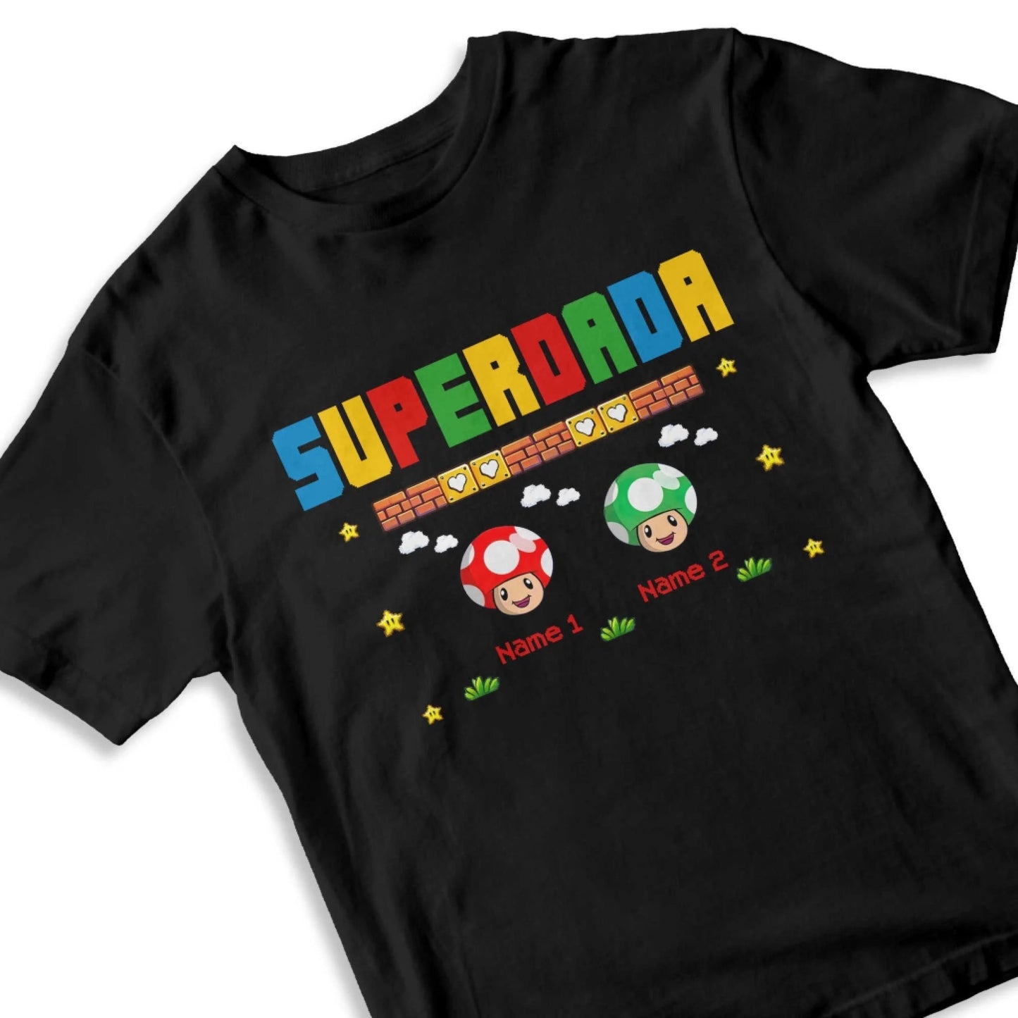 Super Dada - Funny Gifts For Dad - Personalized T-Shirt, Custom Choo