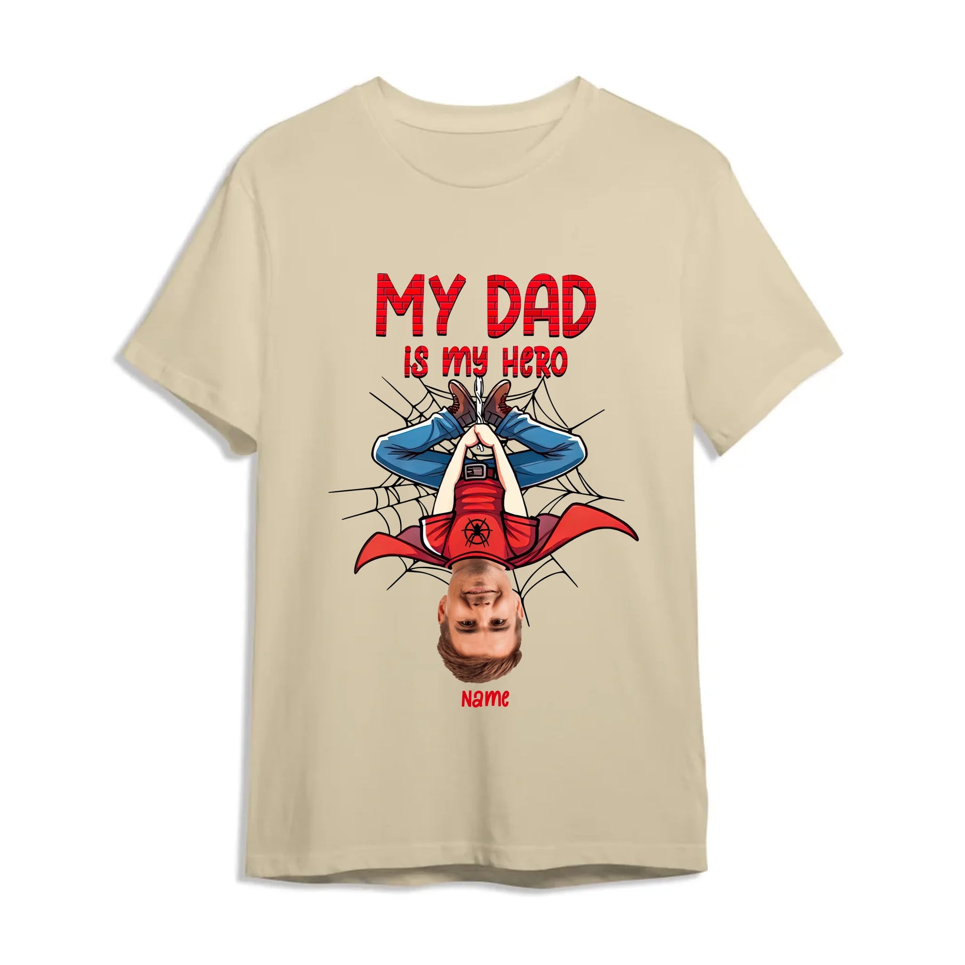 Funny Gifts For Dad - My Dad Is My Hero - Personalized Photo, Custom Choo