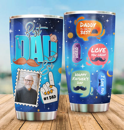 Best Dad Ever, Love You Daddy, Personalized Photo Dad, Happy Father's Day, Custom Choo