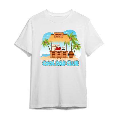 Cool Dad Club – Custom Beach Bar Family Tee, Custom Choo