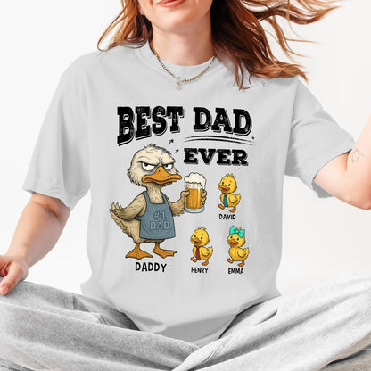Best Dad Ever, No1 Dad, Personalized Shirt Happy Father's Day, Custom Choo