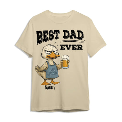 Best Dad Ever, No1 Dad, Personalized Shirt Happy Father's Day, Custom Choo