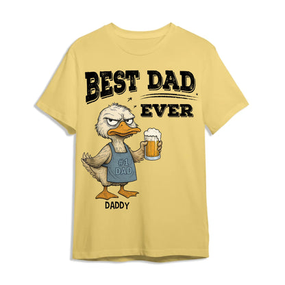 Best Dad Ever, No1 Dad, Personalized Shirt Happy Father's Day, Custom Choo