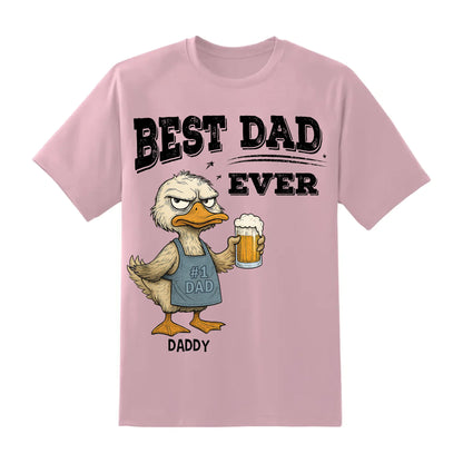 Best Dad Ever, No1 Dad, Personalized Shirt Happy Father's Day, Custom Choo