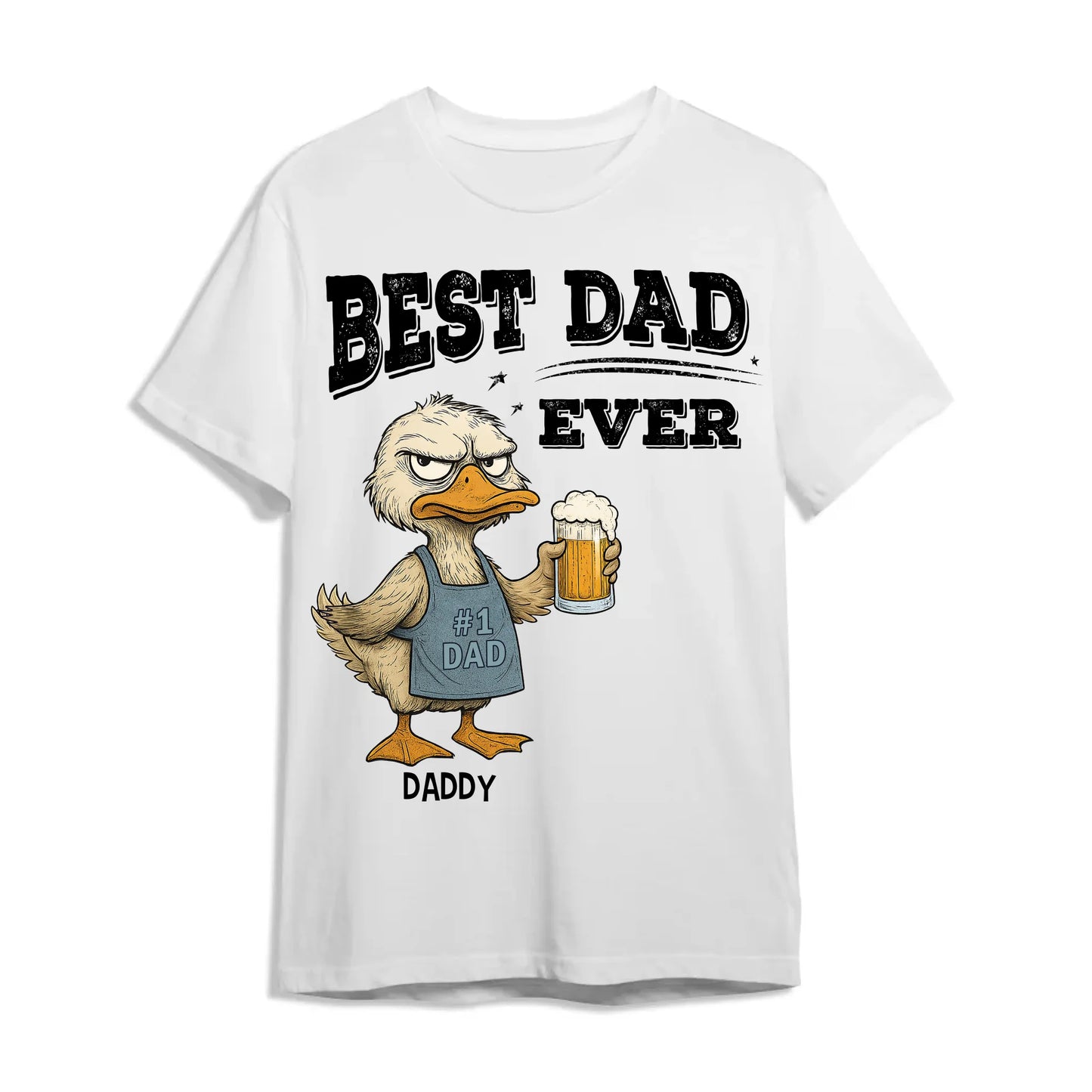 Best Dad Ever, No1 Dad, Personalized Shirt Happy Father's Day, Custom Choo