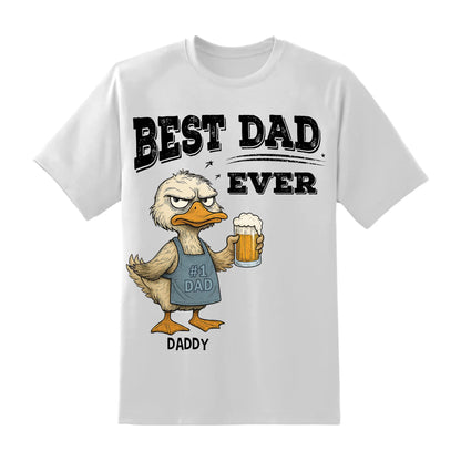 Best Dad Ever, No1 Dad, Personalized Shirt Happy Father's Day, Custom Choo