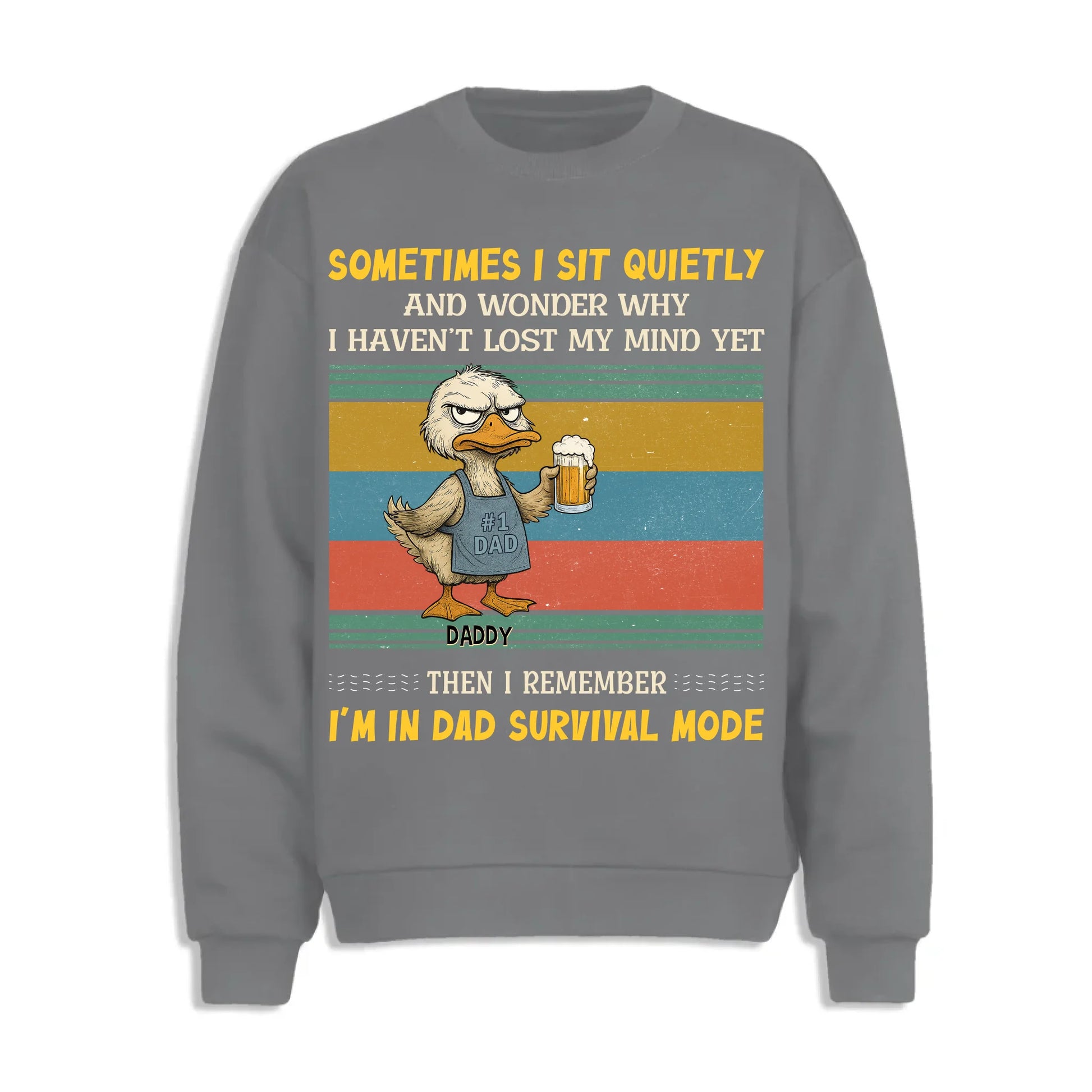 Sometimes I sit quietly and wonder why..., Personalized Shirt, Happy Father's Day - Custom Choo