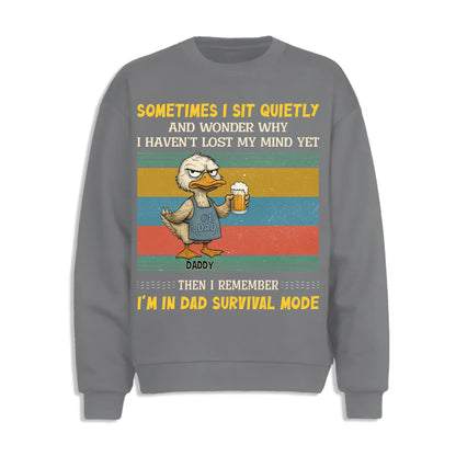 Sometimes I sit quietly and wonder why..., Personalized Shirt, Happy Father's Day - Custom Choo