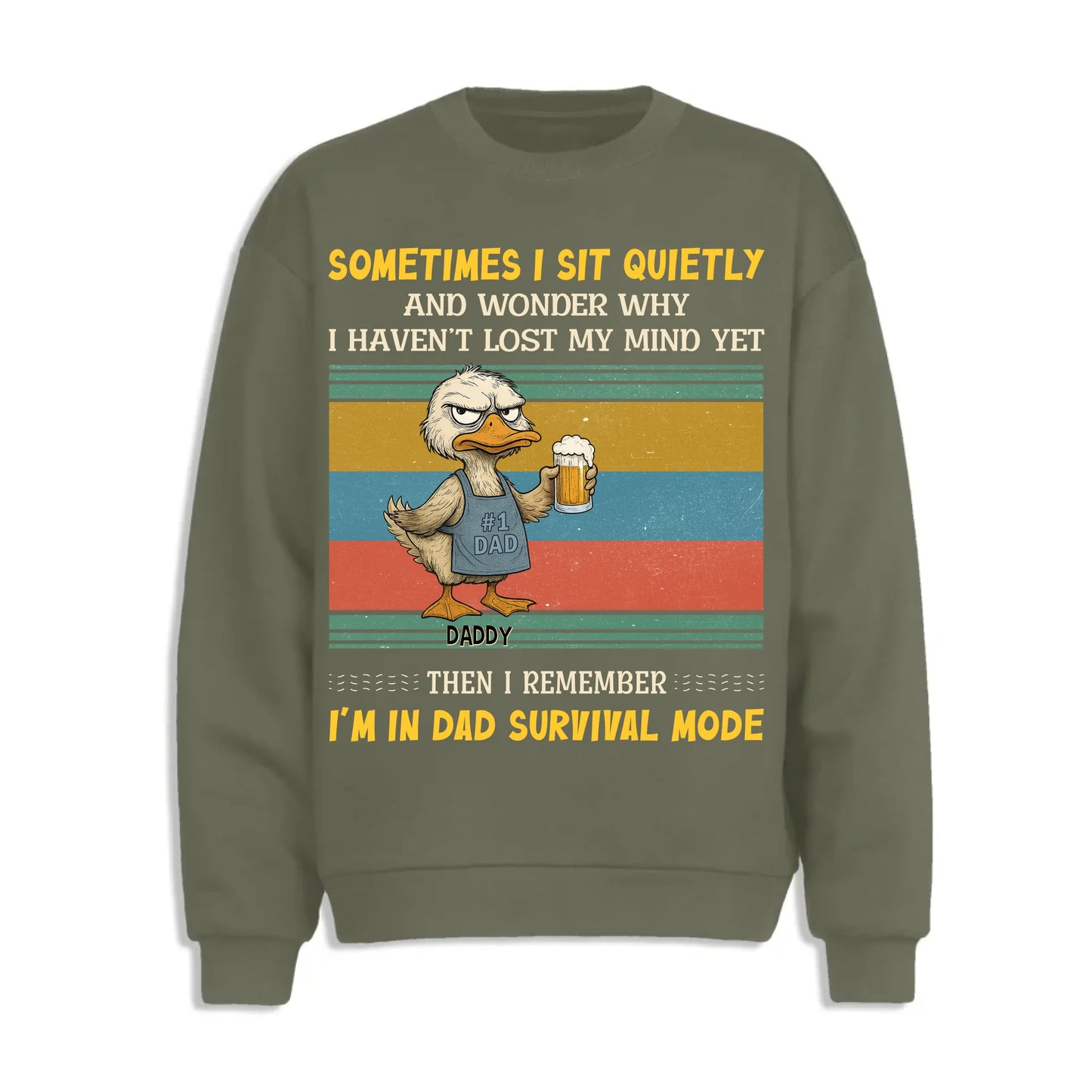Sometimes I sit quietly and wonder why..., Personalized Shirt, Happy Father's Day - Custom Choo