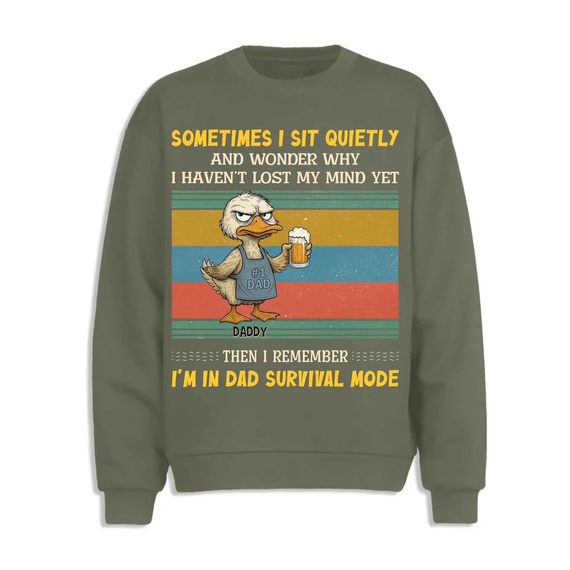 Sometimes I sit quietly and wonder why..., Personalized Shirt, Happy Father's Day - Custom Choo
