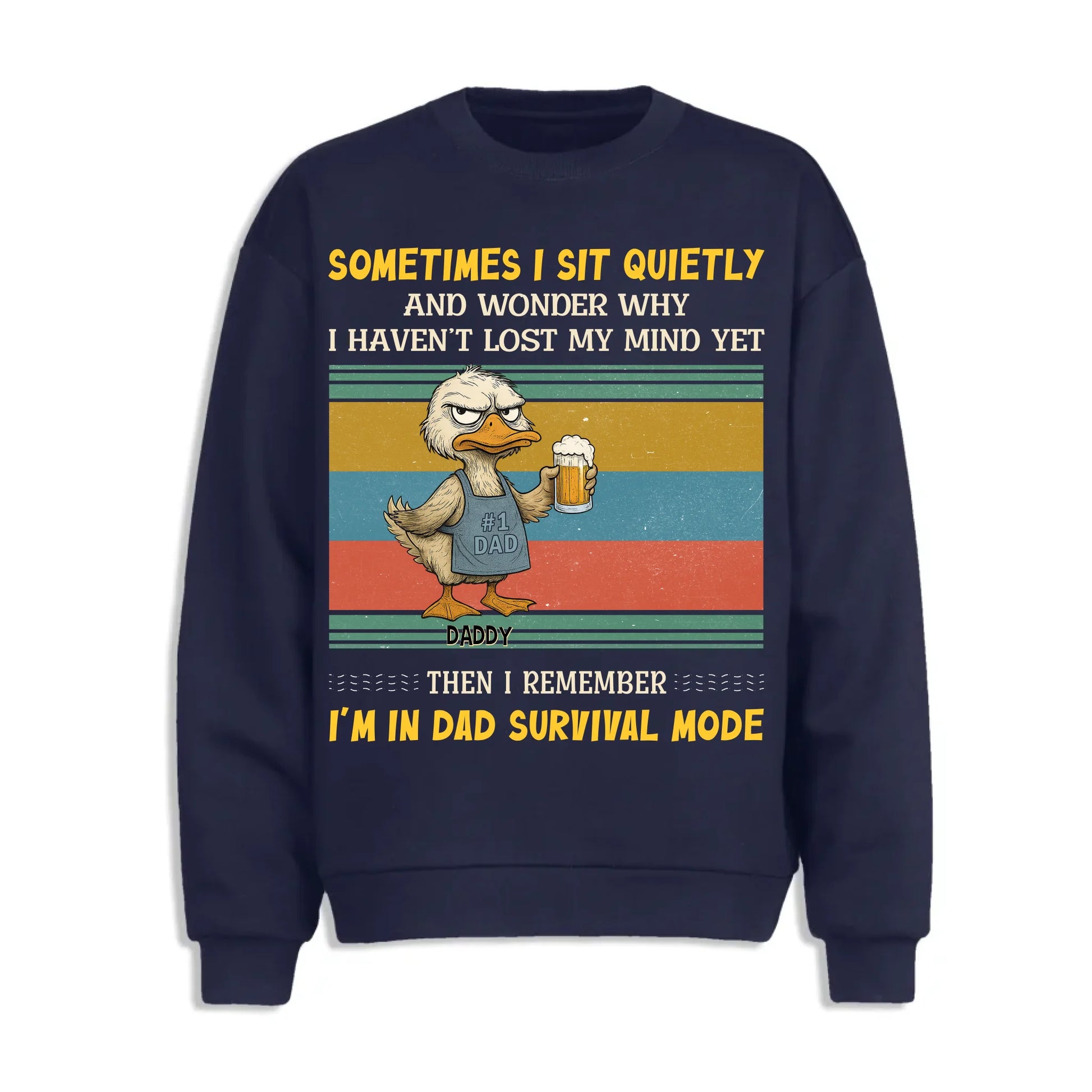 Sometimes I sit quietly and wonder why..., Personalized Shirt, Happy Father's Day - Custom Choo