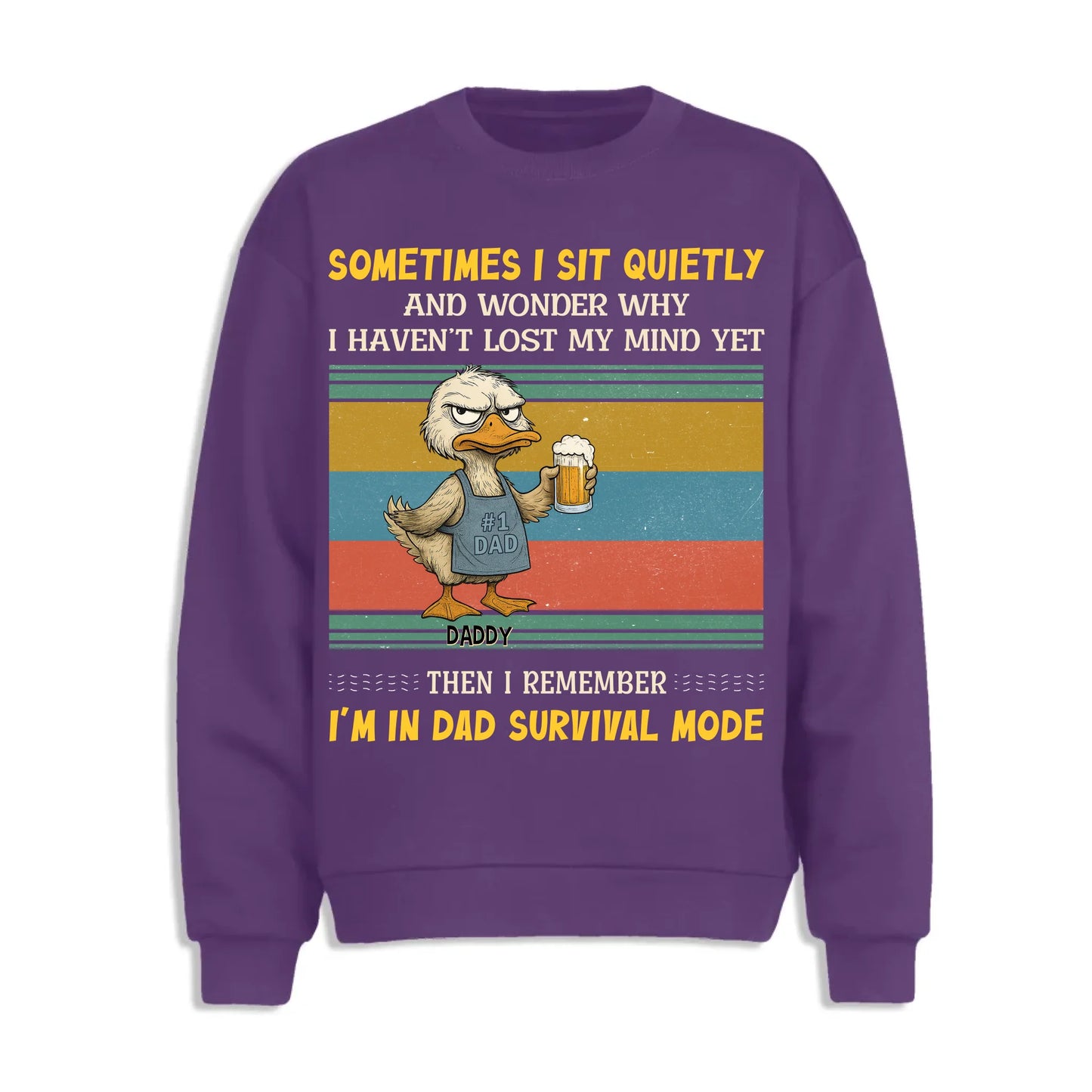 Sometimes I sit quietly and wonder why..., Personalized Shirt, Happy Father's Day - Custom Choo