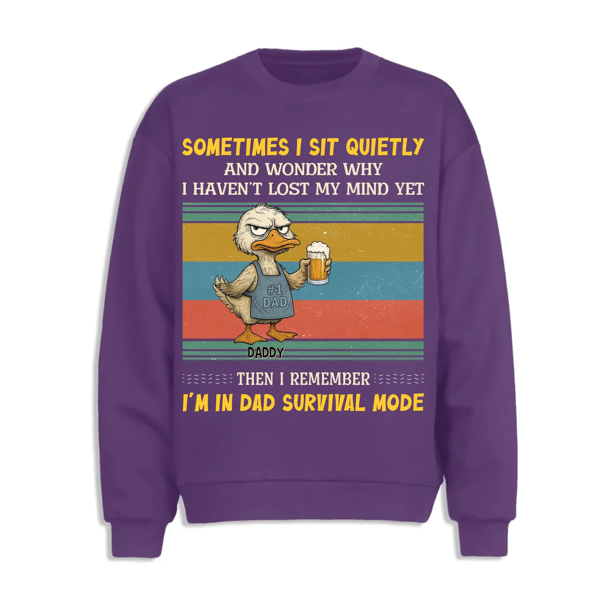 Sometimes I sit quietly and wonder why..., Personalized Shirt, Happy Father's Day - Custom Choo