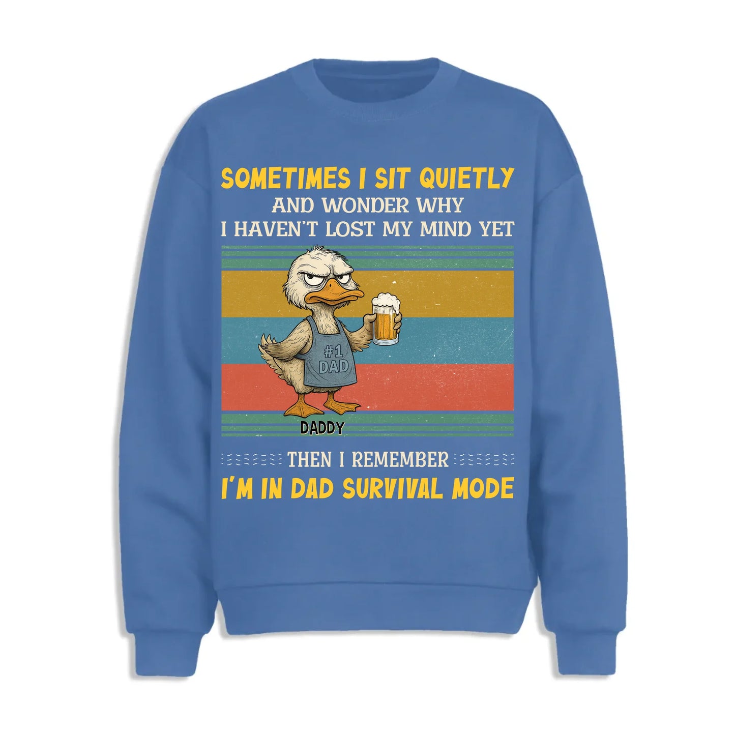 Sometimes I sit quietly and wonder why..., Personalized Shirt, Happy Father's Day - Custom Choo
