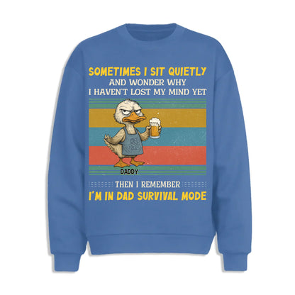 Sometimes I sit quietly and wonder why..., Personalized Shirt, Happy Father's Day - Custom Choo