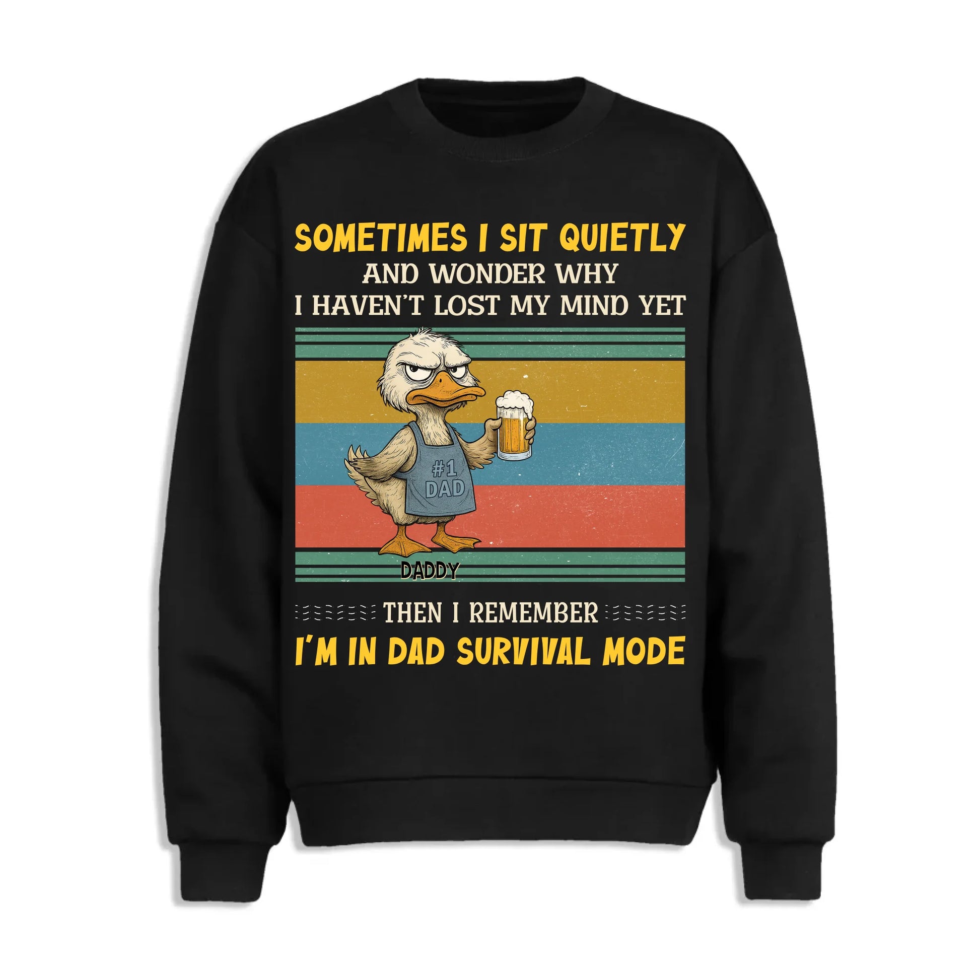 Sometimes I sit quietly and wonder why..., Personalized Shirt, Happy Father's Day - Custom Choo