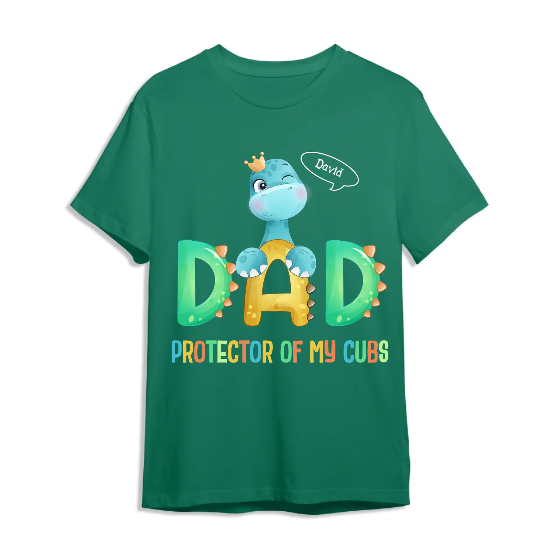 FUNNY DAD, DAD PROTECTOR OF MY CUBS, PERSONALIZED SHIRT - Custom Choo
