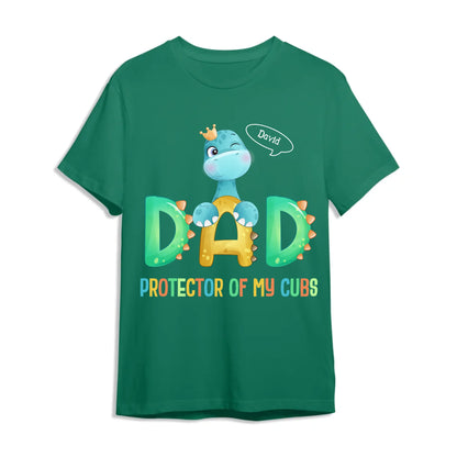 FUNNY DAD, DAD PROTECTOR OF MY CUBS, PERSONALIZED SHIRT - Custom Choo